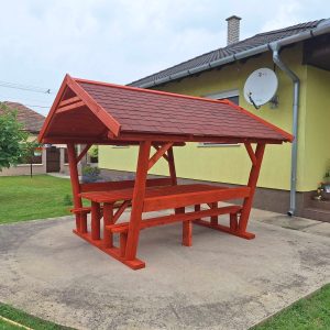 Zsindelyes Kockaoszlopos Sörpad