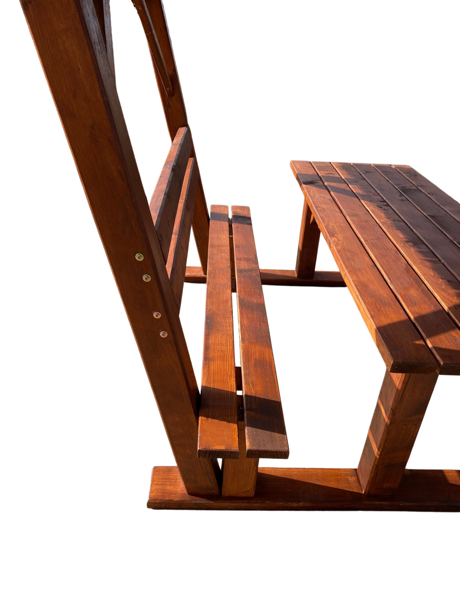 Kockaoszlopos Sörpad Lemeztetővel - Image 4